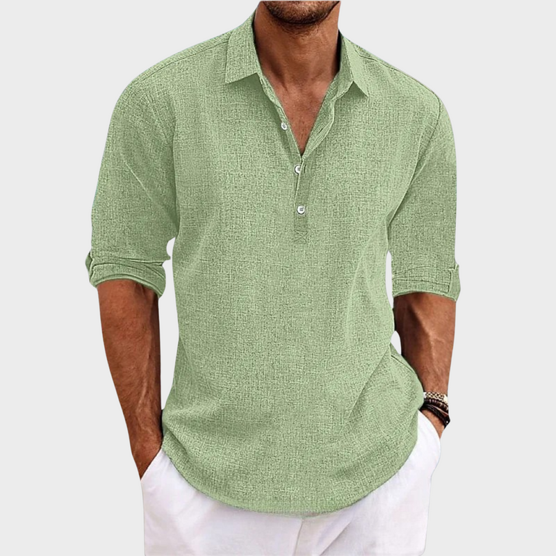 Clairon™ | Chemise Vintage à Manches Longues